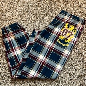 HARRY POTTER Gryffindor Plaid Pajama Pants Size S